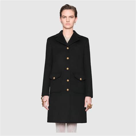 cappotto gucci nero|Cappotti Donna Eleganti .